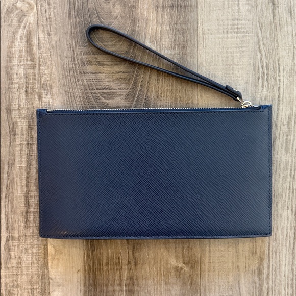 Kate Spade Navy Blue Wristlet/Clutch, New - Picture 2 of 4